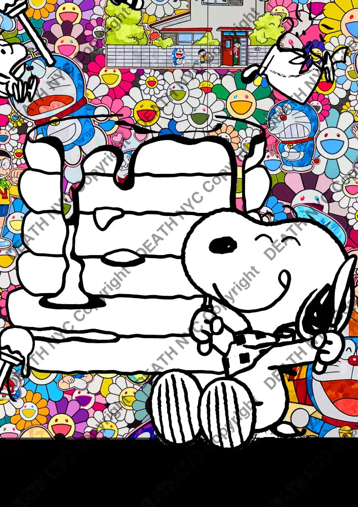 ’DEATHBE299’’ silly 45x32cm (2025) Art Print