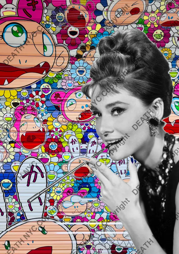 ’DEATHBE44’’ 45x32cm (Edition of 100*) (2025) audrey Art Print
