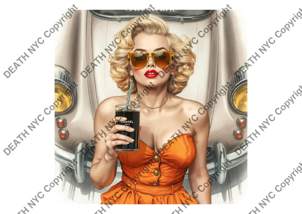 ’DEATHBE462’’ 45x32cm (Edition of 100*) (2024) Mon Cok Art Print