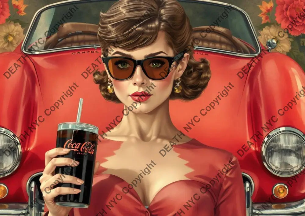 ’DEATHBE468’’ 45x32cm (Edition of 100*) (2024) Mon Cok Art Print
