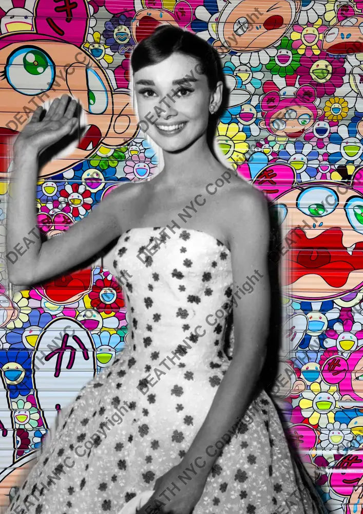 ’DEATHBE50’’ 45x32cm (Edition of 100*) (2025) audrey Art Print