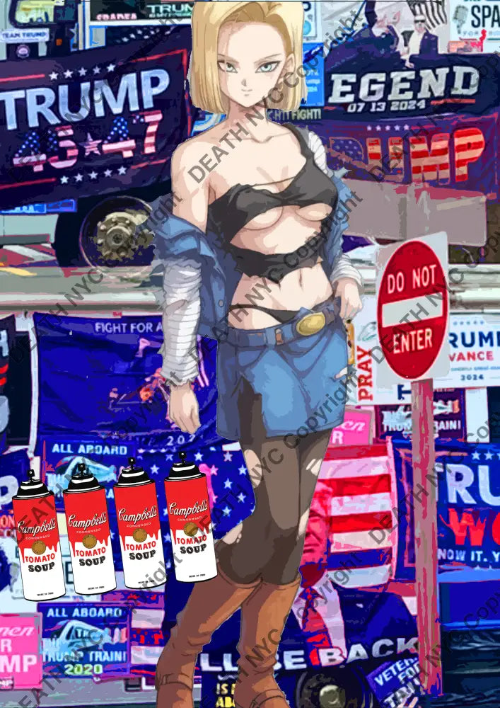 ’DEATHBE509’’ 45x32cm (Edition of 100*) (2025) DB Trump Art Print