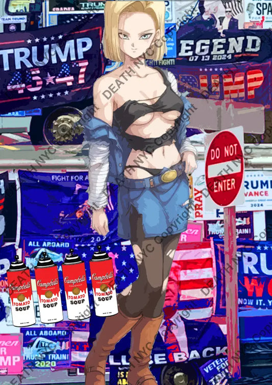 ’DEATHBE509’’ 45x32cm (Edition of 100*) (2025) DB Trump Art Print
