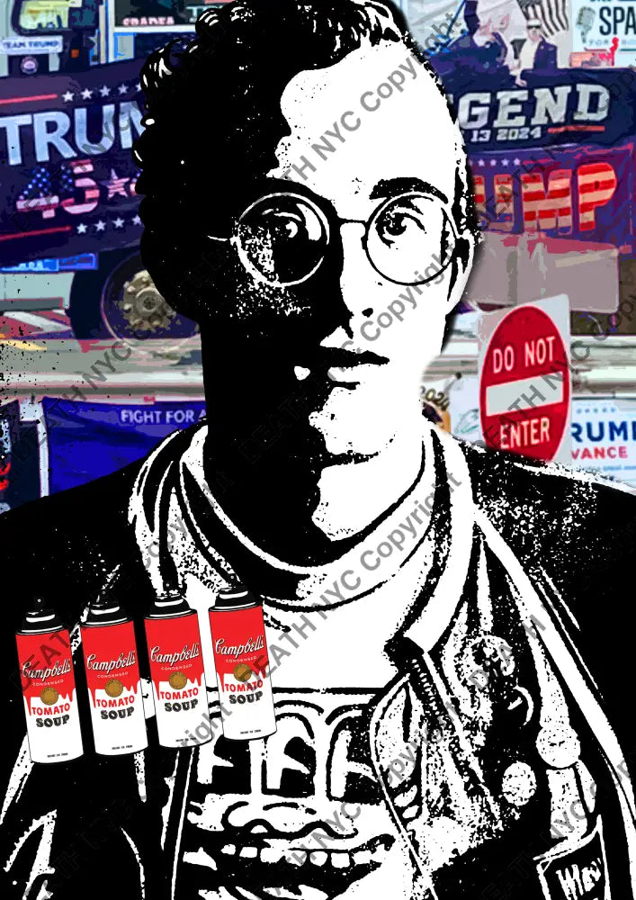 ’DEATHBE510’’ 45x32cm (Edition of 100*) (2025) Trump Art Print
