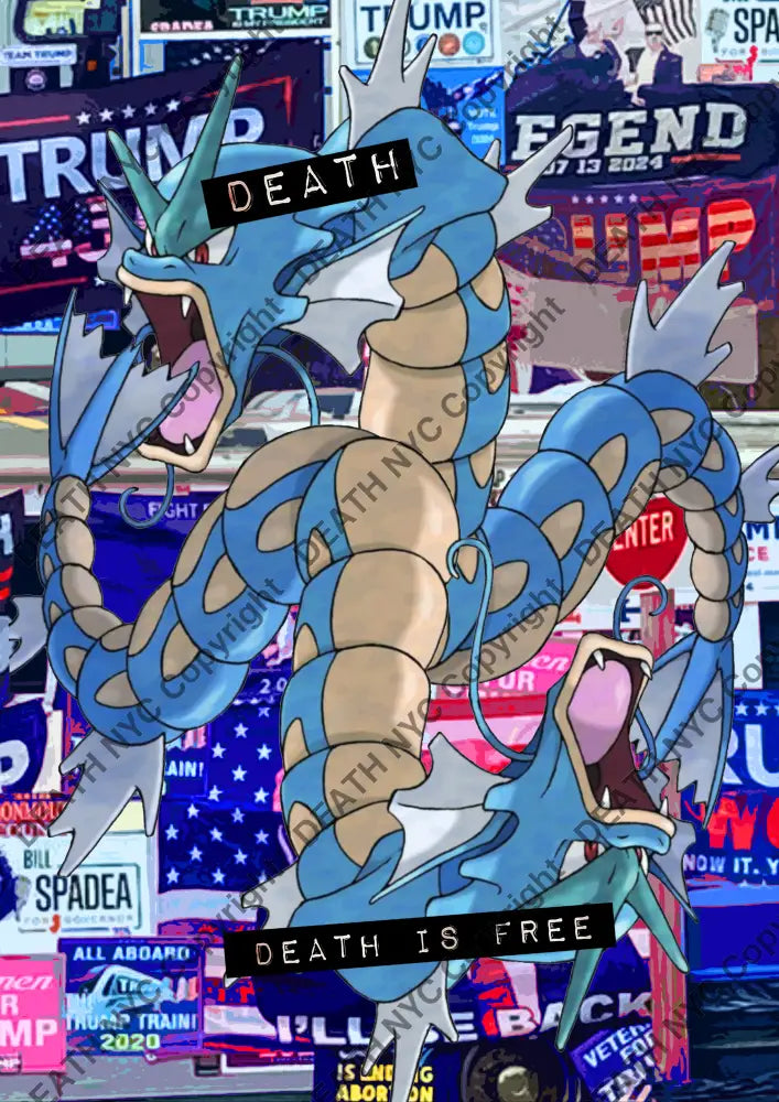 ’DEATHBE515’’ 45x32cm (Edition of 100*) (2025) Trump Pok Art Print