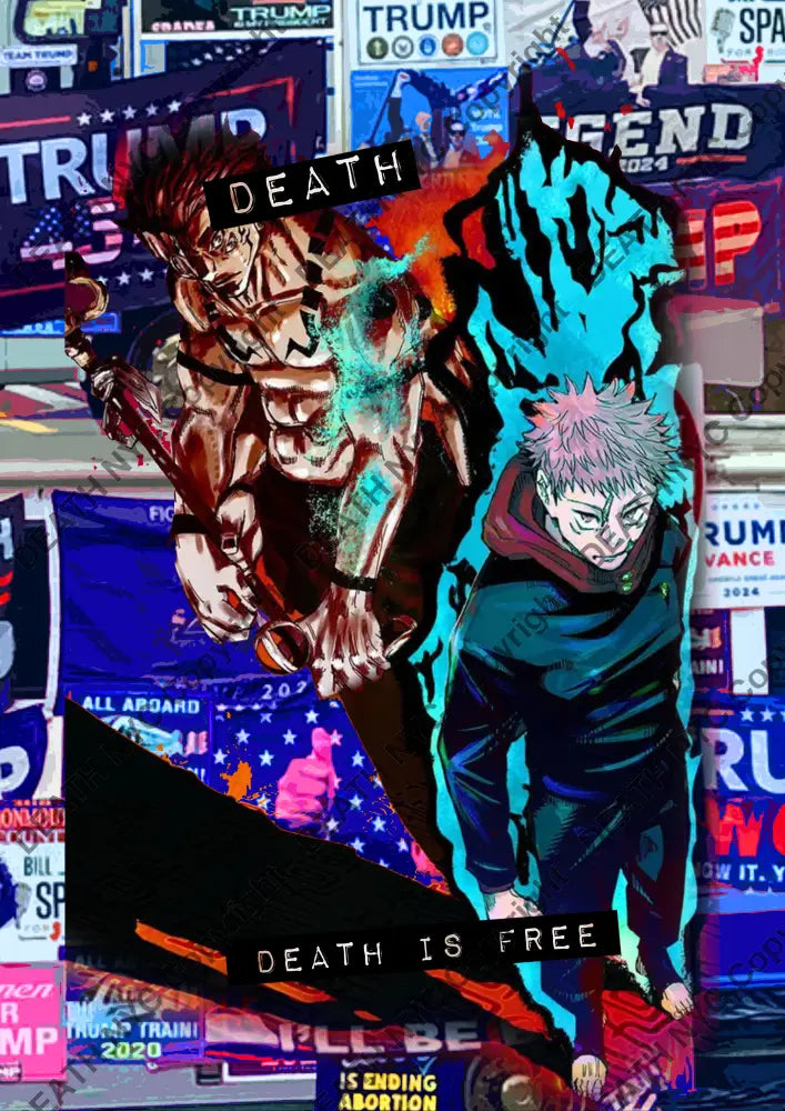 ’DEATHBE519’’ 45x32cm (Edition of 100*) (2025) Trump Art Print