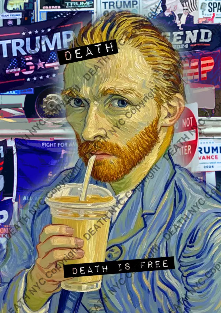 ’DEATHBE526’’ 45x32cm (Edition of 100*) (2025) Trump Van Art Print