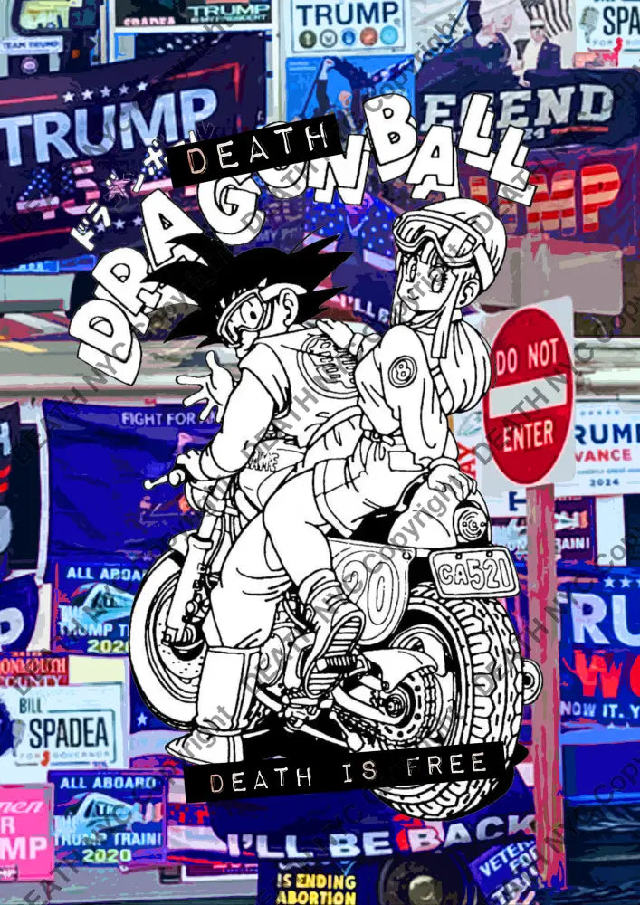 ’DEATHBE527’’ 45x32cm (Edition of 100*) (2025) Trump Art Print