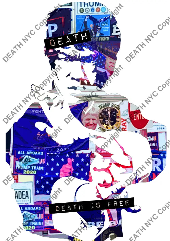 ’DEATHBE535’’ 45x32cm (Edition of 100*) (2025) Trump Bruce Art Print