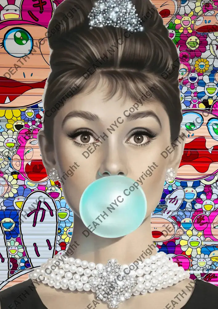 ’DEATHBE56’’ 45x32cm (Edition of 100*) (2025) audrey Art Print