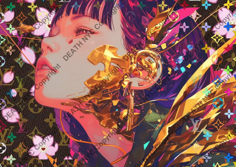 ’DEATHBE683’’ 45x32cm (Edition of 100*) (2025) girl Art Print