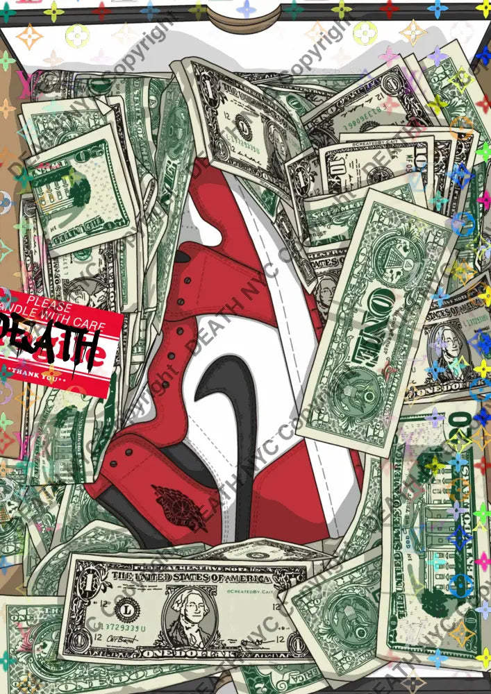 ’DEATHBE903’’ 45x32cm (Edition of 100*) (2025) sneak Art Print