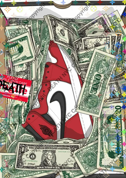 ’DEATHBE903’’ 45x32cm (Edition of 100*) (2025) sneak Art Print