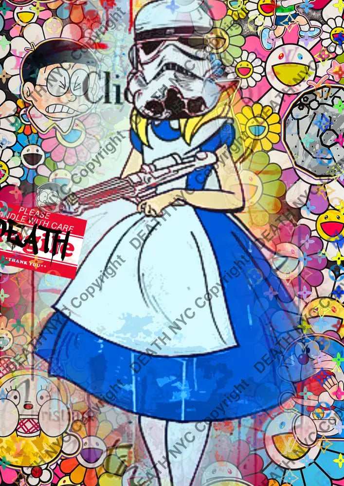 ’DEATHBE949’’ 45x32cm (Edition of 100*) (2025) troop Art Print