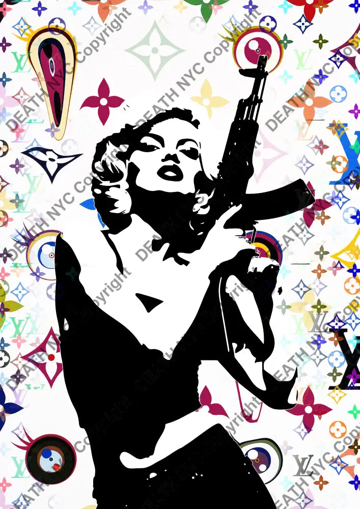 ’DEATHBE969’’ 45x32cm (Edition of 100*) (2025) monr Art Print