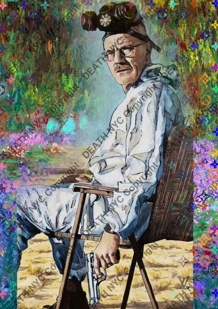 ’DEATHBE979’’ 45x32cm (Edition of 100*) (2025) bad Art Print