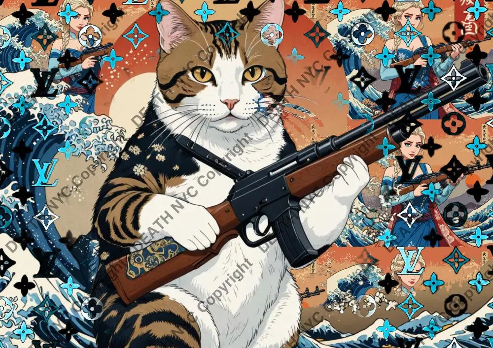 ’DEATHBF127’’ 45x32cm (Edition of 100*) (2025) cat Art Print