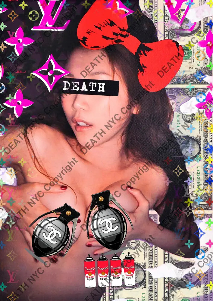 ’DEATHBF157’’ 45x32cm (Edition of 100*) (2025) girl Art Print