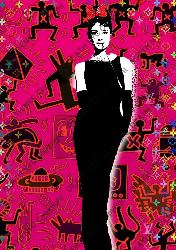 ’DEATHBF193’’ 45x32cm (Edition of 100*) (2025) audrey Art Print