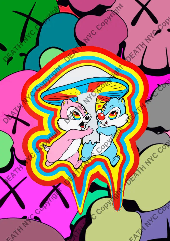 ’DEATHBF23’’ 45x32cm (Edition of 100*) (2025) chip Art Print