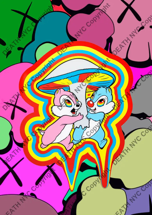 ’DEATHBF23’’ 45x32cm (Edition of 100*) (2025) chip Art Print