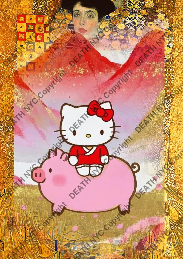 ’DEATHBF349’’ 45x32cm (Edition of 100*) (2025) kitty Art Print