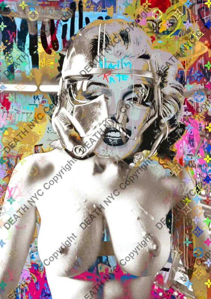 ’DEATHBF39’’ 45x32cm (Edition of 100*) (2025) monr Art Print