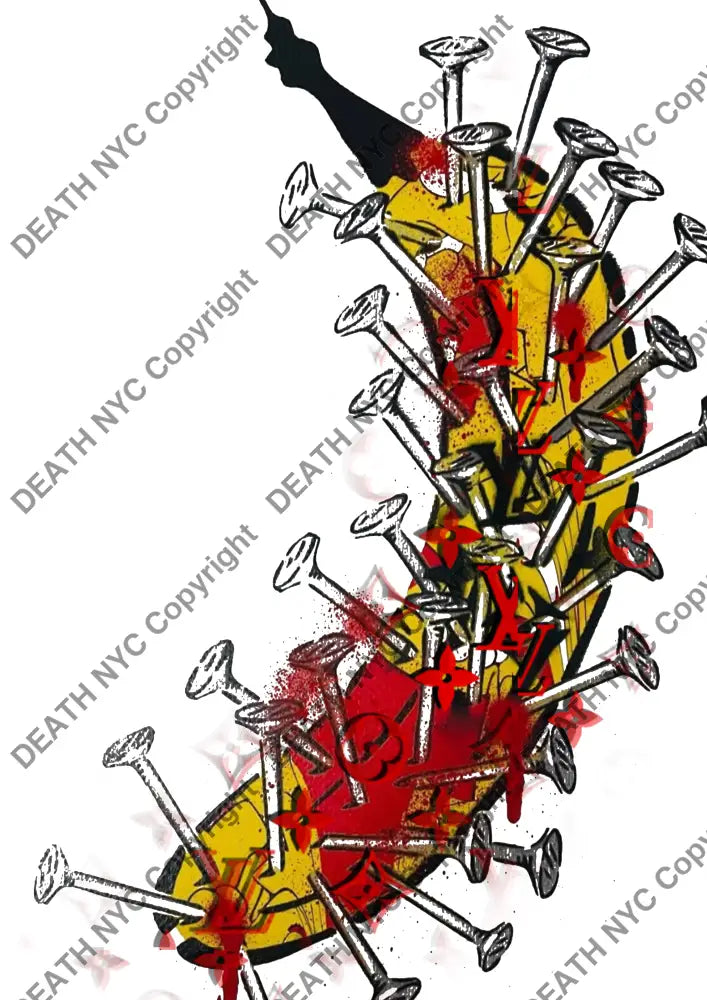 ’DEATHBF408’’ 45x32cm (Edition of 100*) (2025) bank banana Art Print