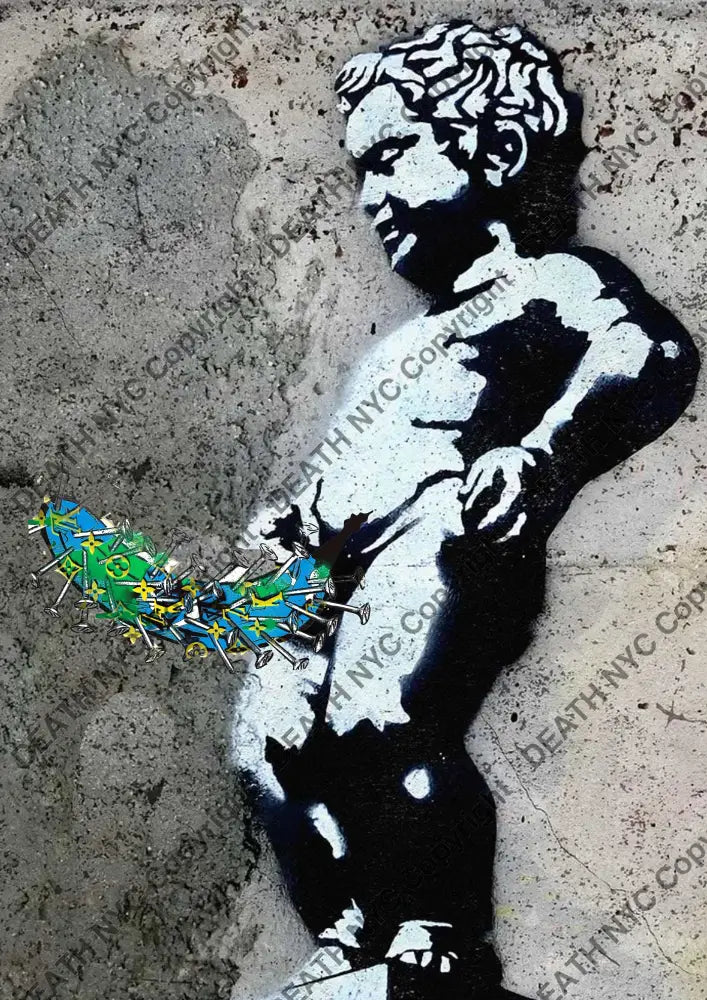 ’DEATHBF411’’ 45x32cm (Edition of 100*) (2025) bank Art Print