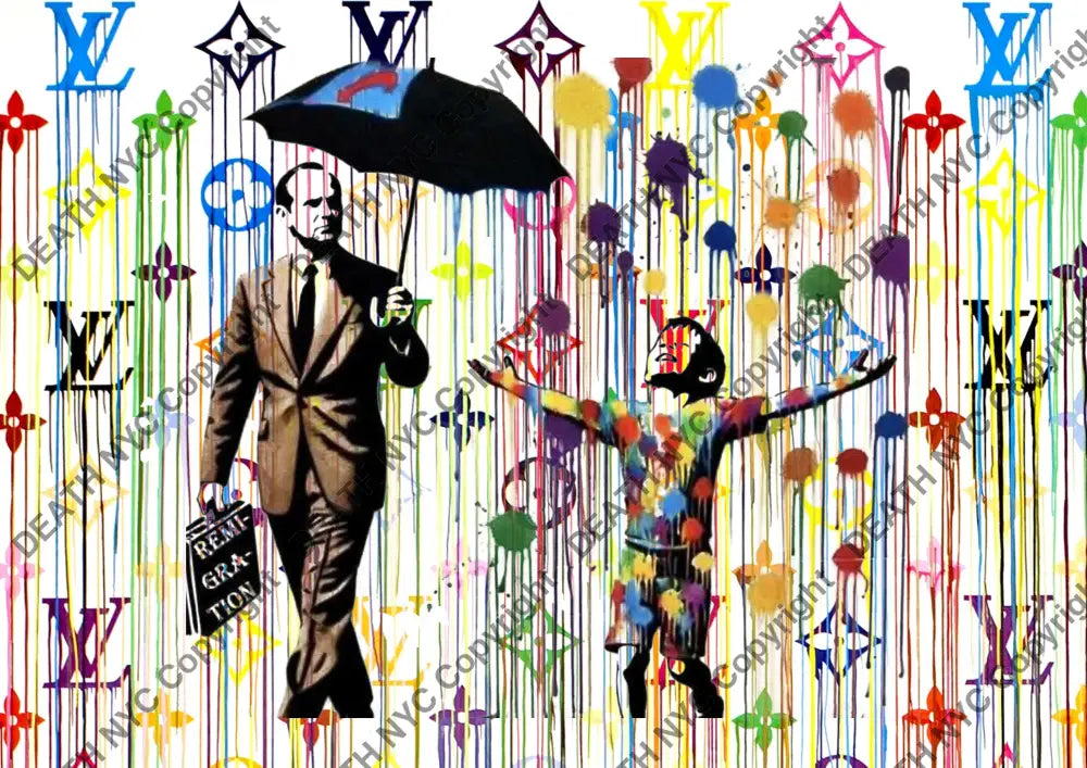 ’DEATHBF415’’ 45x32cm (Edition of 100*) (2025) bank Art Print