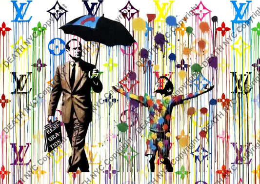 ’DEATHBF415’’ 45x32cm (Edition of 100*) (2025) bank Art Print