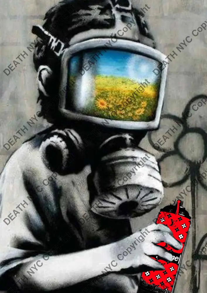 ’DEATHBF430’’ 45x32cm (Edition of 100*) (2025) bank Art Print
