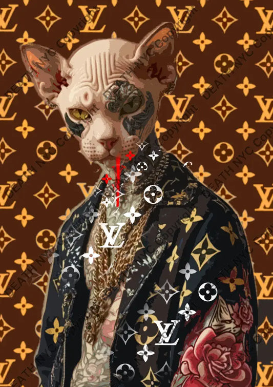 ’DEATHBF450’’ 45x32cm (Edition of 100*) (2025) cat Art Print