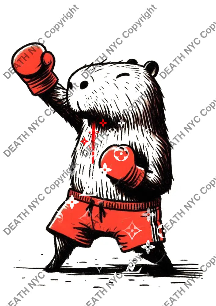 ’DEATHBF451’’ 45x32cm (Edition of 100*) (2025) fight Art Print