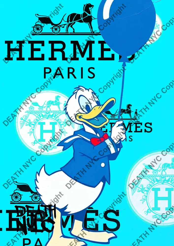 ’DEATHBF475’’ 45x32cm (Edition of 100*) (2025) duck Art Print