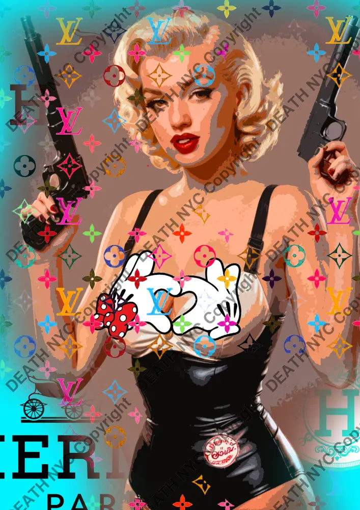’DEATHBF478’’ 45x32cm (Edition of 100*) (2025) monr Art Print