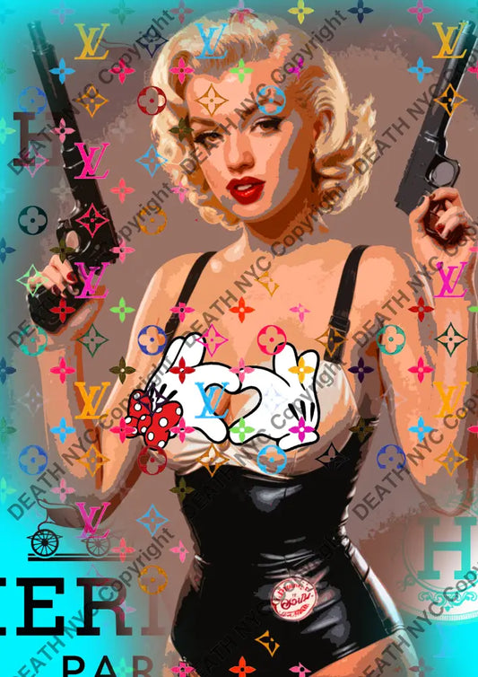 ’DEATHBF478’’ 45x32cm (Edition of 100*) (2025) monr Art Print