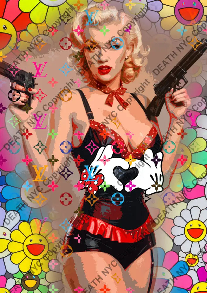 ’DEATHBF483’’ 45x32cm (Edition of 100*) (2025) monr Art Print