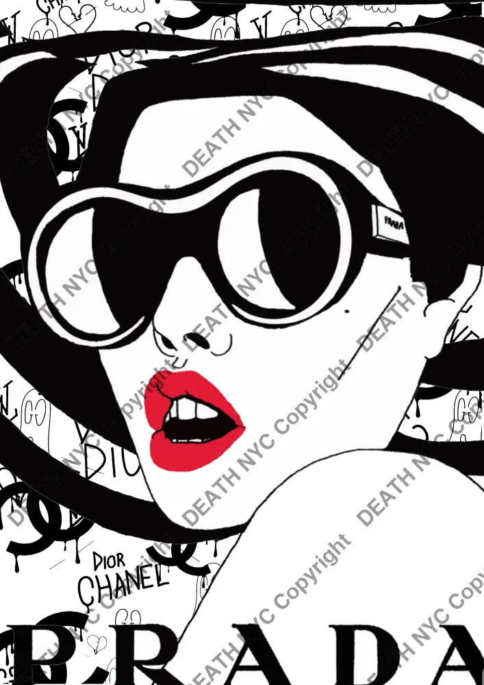 ’DEATHBF485’’ 45x32cm (Edition of 100*) (2025) pr d Art Print