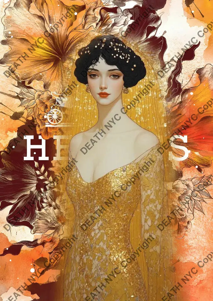’DEATHBF588’’ 45x32cm (Edition of 100*) (2025) klmt her Art Print