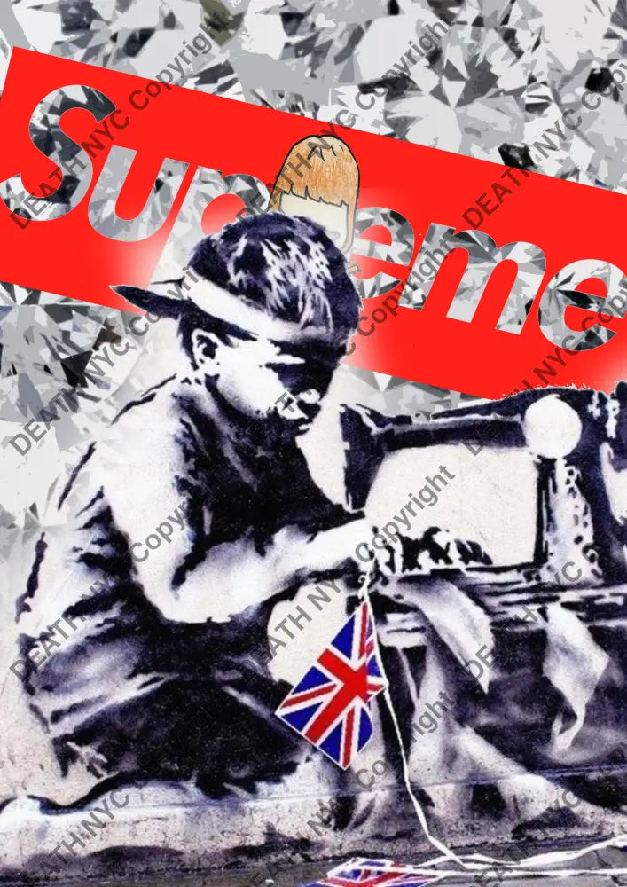’DEATHBF660’’ 45x32cm (Edition of 100*) (2025) bank Art Print