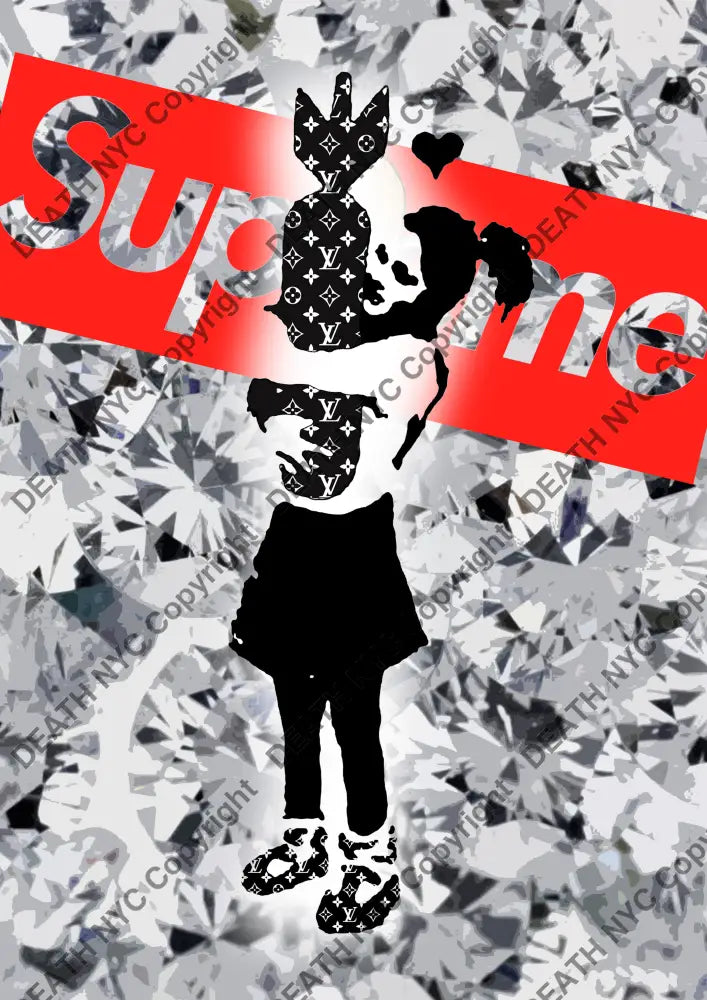 ’DEATHBF665’’ 45x32cm (Edition of 100*) (2025) bank Art Print