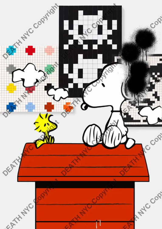 ’DEATHBF834’’ 45x32cm (Edition of 100*) (2025) silly Art Print