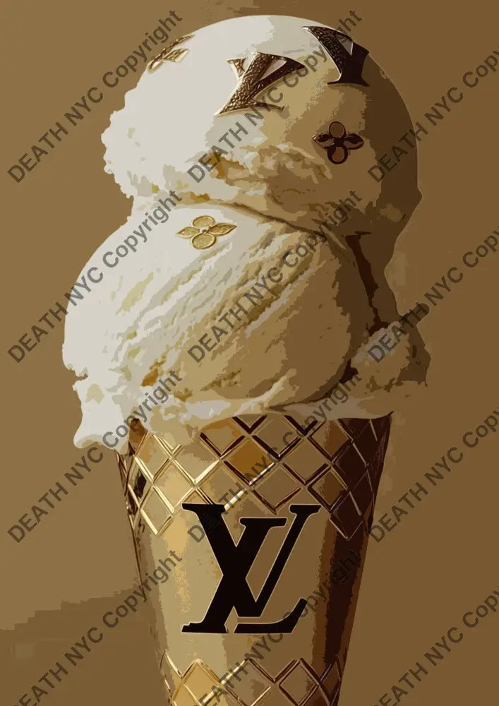 ’DEATHBG20’’ 45x32cm (Edition of 100*) (2025) l ice Art Print