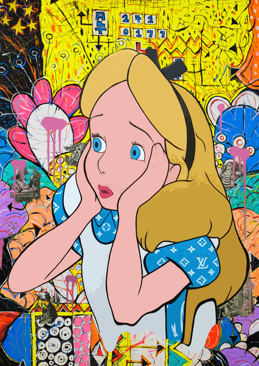 Auction "CA120 alice" art print 45x32cm (Edition of 100)