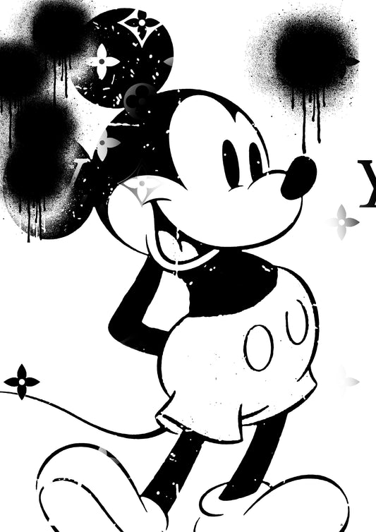 Auction "CA15 mouse" art print 45x32cm (Edition of 100)