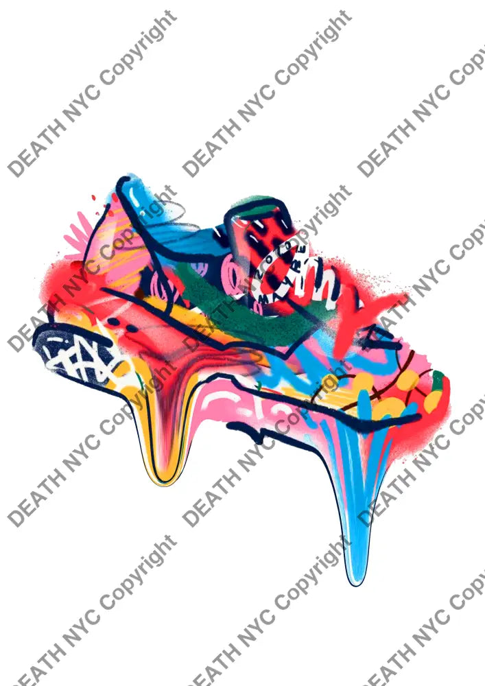 ’DEATHCA235’’ 45x32cm (Edition of 100*) (2025) sneak Art Print