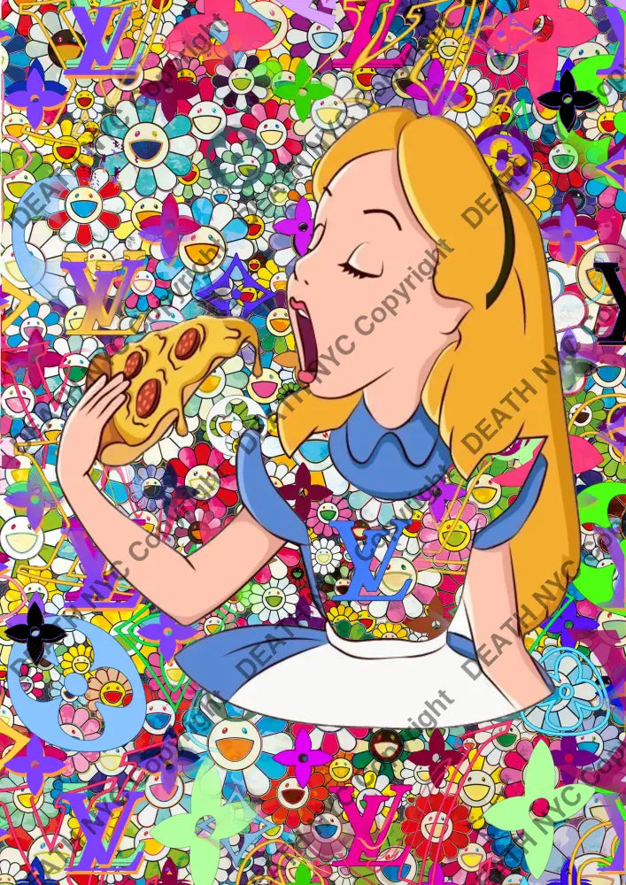’DEATHCA242’’ 45x32cm (Edition of 100*) (2025) alice Art Print