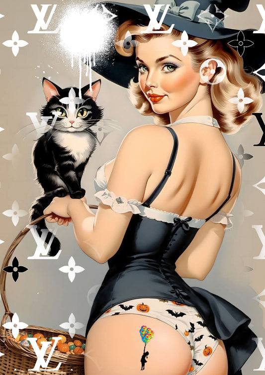 Auction "CA26 cat" art print 45x32cm (Edition of 100)