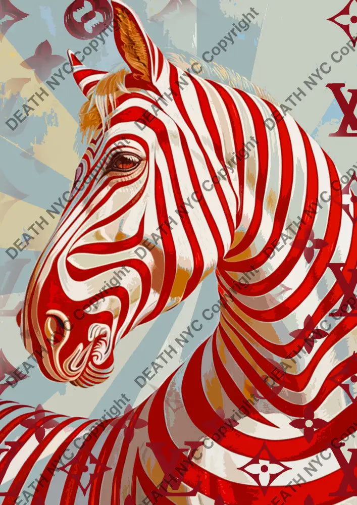 ’DEATHCA337’’ 45x32cm (Edition of 100*) (2025) horse Art Print